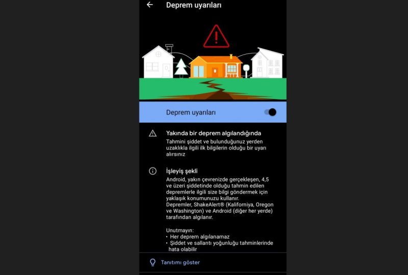 GOOGLE DEPREM